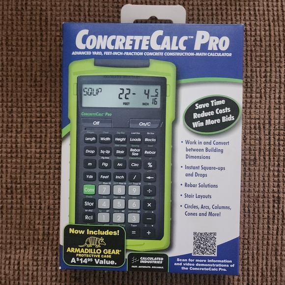 Calculated Industries ConcreteCalc Pro Advanced *NEW - Picture 3 of 11